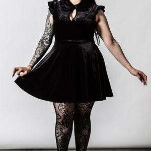 KILLSTAR Small AMAYMON COLLAR DRESS BNWT SOLD OUT EVERYWHERE